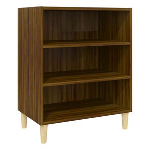vidaXL F&ouml;rvaringshylla brun ek 57x35x70 cm konstruerat tr&auml;