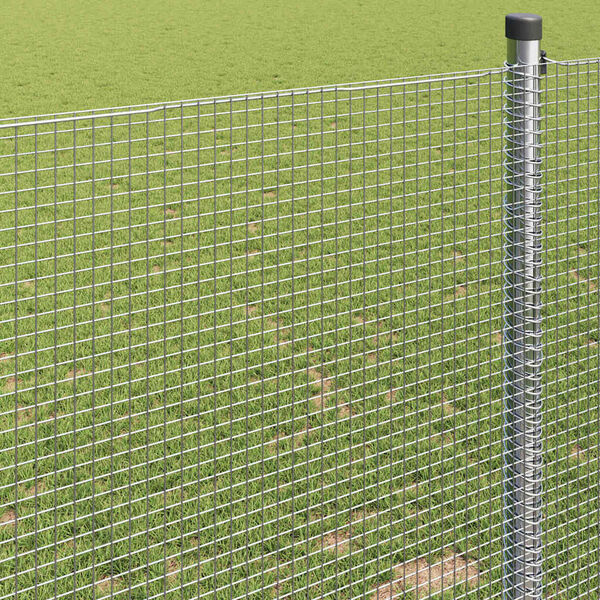 vidaXL Svetsat tr&aring;dst&auml;ngsel Silver 1.2 x 50 m