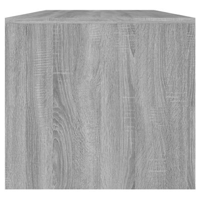 vidaXL Soffbord grå sonoma-ek 102x50x45 cm konstruerat trä