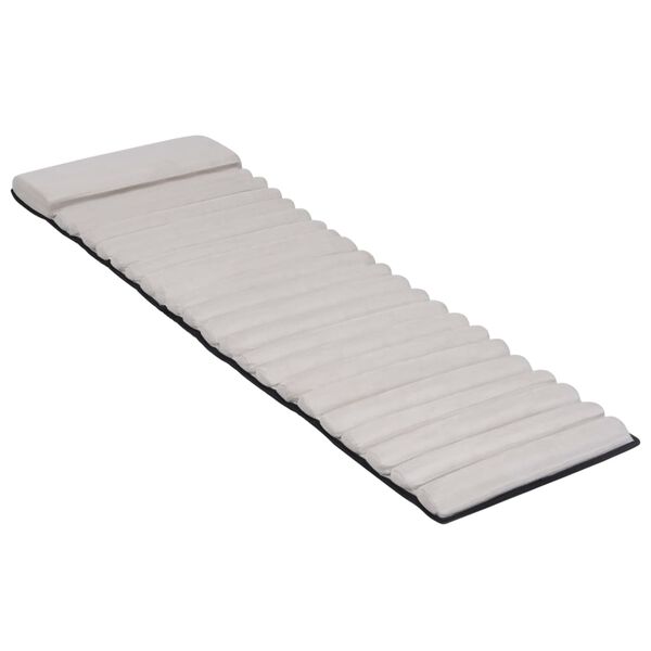 vidaXL Dyna till sols&auml;ng gr&auml;ddvit mocka