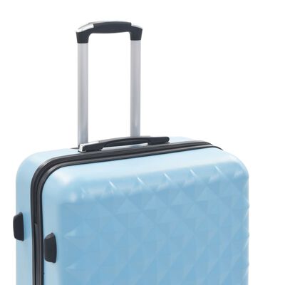 vidaXL Hårda resväskor 3 st blå ABS