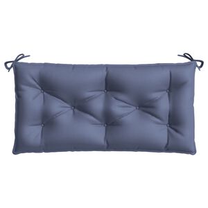 vidaXL B&auml;nkdyna f&ouml;r tr&auml;dg&aring;rden marinbl&aring; 100x50x7cm oxfordtyg