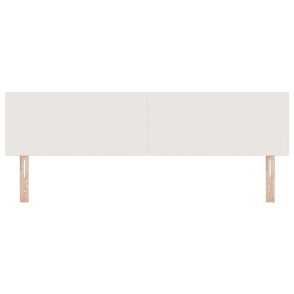 vidaXL Huvudgavel med huvudgavel Kr&auml;m 180 cm Konstl&auml;der