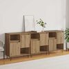 vidaXL Sideboard 3 pcs Artisan Ek 60 x 35 x 70 cm