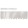 vidaXL Kant f&ouml;r gr&auml;smatta 30 pcs Silver 100 x 0,05 x 30 cm