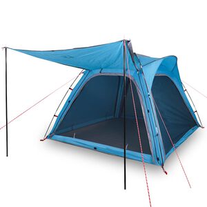 vidaXL Campingt&auml;lt 4 personer bl&aring; snabbrest vattent&auml;tt