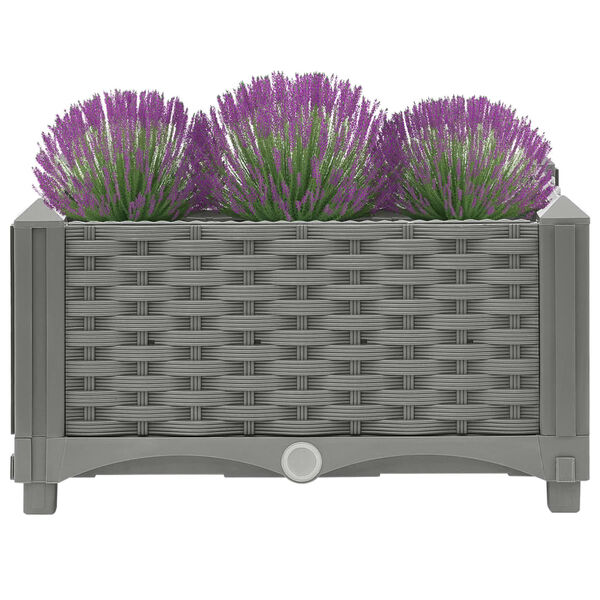 vidaXL Upphöjd odlingslåda 40x40x23 cm polypropen