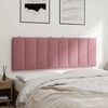 vidaXL Headboard Cushion "Hanko" Pink 120 cm Velvet