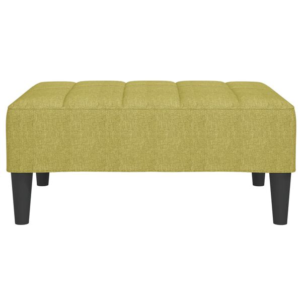 vidaXL Fotpall gr&ouml;n 78x56x32 cm tyg