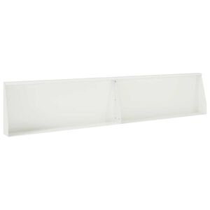 vidaXL St&ouml;dv&auml;gg 2 st 100 x 12 x 40 cm St&aring;l Vit
