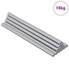 vidaXL G&auml;ngade st&auml;nger 900 st Silver Metall