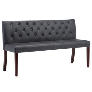 vidaXL B&auml;nk 148,5 cm konstmocka gr&aring;
