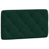 vidaXL Bed Frame without Mattress Dark Green 90x200 cm Velvet
