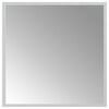 vidaXL LED Badrumsspegel med spegel Transparent 50 x 50 cm h&auml;rdat glas