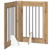 vidaXL F&auml;llbar hundgrind med stativ 2 pcs Artisan-ek 120,5 cm