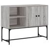vidaXL Sk&auml;nk gr&aring; sonoma 100x40x79,5 cm konstruerat tr&auml;
