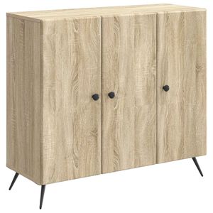 vidaXL Sideboard Sonoma-ek 89 x 34,5 x 80 cm Konstruerat tr&auml;