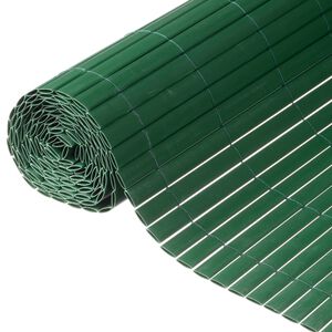 Nature Dubbelsidigt insynsskydd PVC 1,5x3m gr&ouml;n
