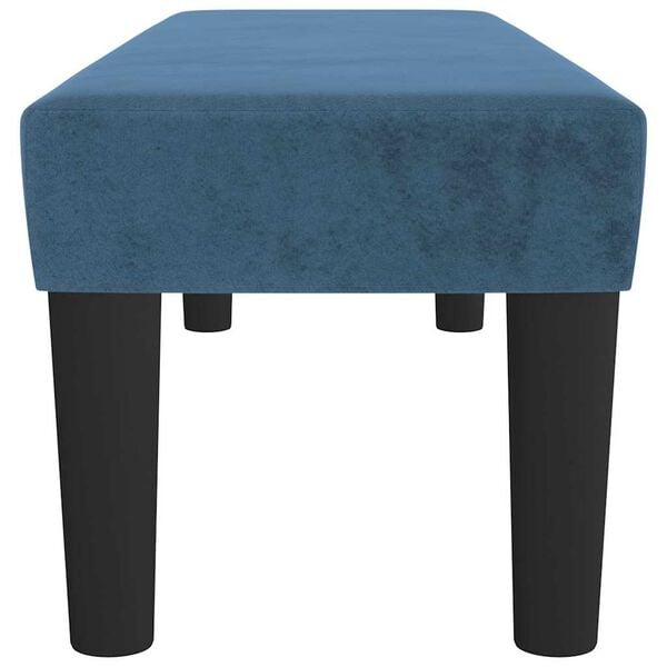 vidaXL Bänk mörkgrå 100x30x30 cm sammet