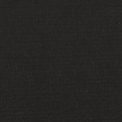 vidaXL Fotpall svart 60x60x36 cm tyg och konstläder