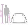 vidaXL Campingtält tunnel 2 personer vit mörkläggningstyg vattentätt