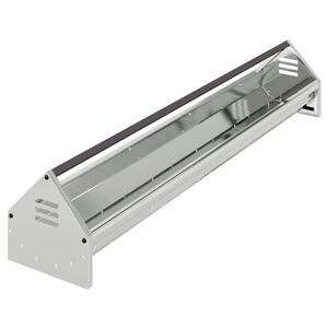 vidaXL Kycklingmatningsr&auml;nna Silver 108 x 20,5 x 20 cm