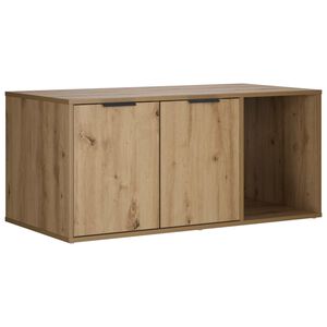 vidaXL Kattbur M&ouml;bler Artisan-ek 100 x 49 x 45 cm Konstruerat tr&auml;