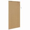 vidaXL Rullgardin med gardiner Brun 120 x 220 cm Bambu