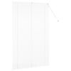 vidaXL Persienner med gardiner Vit 175 x 120 cm Aluminium