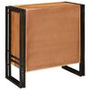 vidaXL Sideboard med l&aring;da Brun 66 x 33 x 70 cm Massivt Akaciatr&auml;