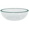 vidaXL Handfat h&auml;rdat glas 35x12 cm transparent