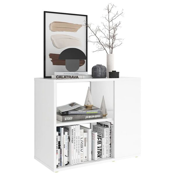 vidaXL Sidosk&aring;p vit 60x30x50 cm konstruerat tr&auml;