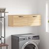 vidaXL V&auml;ggsk&aring;p sonoma-ek 100x36,5x35 cm konstruerat tr&auml;