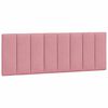 vidaXL Bed with Mattress "Hanko" Pink 140x190 cm Velvet