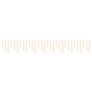 vidaXL Ljusgardin 798 LED-lampor Varmvit 2000 x 72 cm