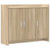 vidaXL Sideboard Sonoma-ek 98,5 x 33 x 80 cm Konstruerat tr&auml;