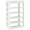 vidaXL Skohylla vit 60x30x98 cm konstruerat tr&auml;