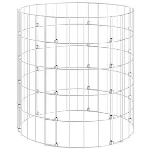 vidaXL Kompost &Oslash;50x50 cm galvaniserat st&aring;l