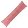 vidaXL Kudde med kudde HEERLEN Rosa 40 x 145 cm Sammet