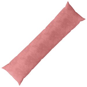 vidaXL Kudde med kudde HEERLEN Rosa 40 x 145 cm Sammet