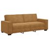 vidaXL 3-sitssoffa brun 220x78x84 cm sammet