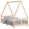 vidaXL S&auml;ngram f&ouml;r barns&auml;ng 80x160 cm massiv furu