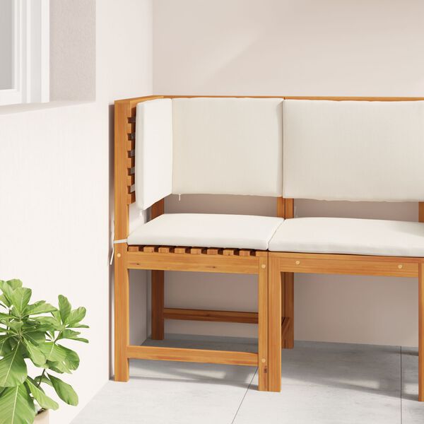 vidaXL Trädgård Stol Brun 50 x 50 x 91cm Massivt akaciaträ