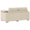 vidaXL Soffa 2 pcs Kr&auml;m 219 x 80 x 82 cm tyg