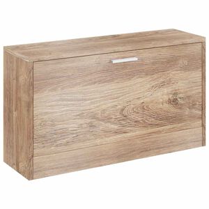 vidaXL Skof&ouml;rvaringsb&auml;nk ek 80x24x45 cm