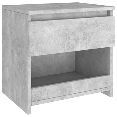 vidaXL Nattduksbord betonggrå 40x30x39 cm spånskiva
