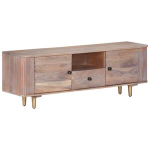 vidaXL TV-b&auml;nk 118x30x40 cm massivt akaciatr&auml;