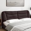 vidaXL Headboard Cushion "Hvar" Dark Brown 180 cm Fabric