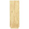 vidaXL Bokhylla/rumsavdelare 80x35x103 cm massiv furu