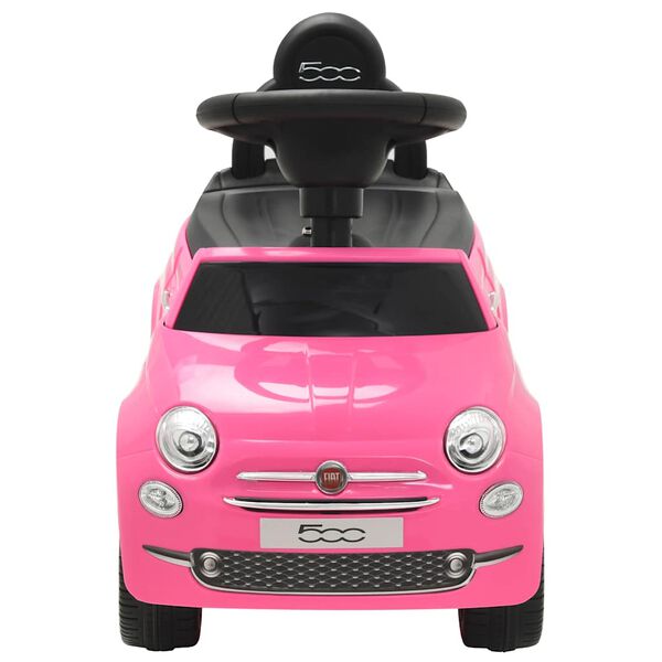 vidaXL Åkbil Fiat 500 rosa
